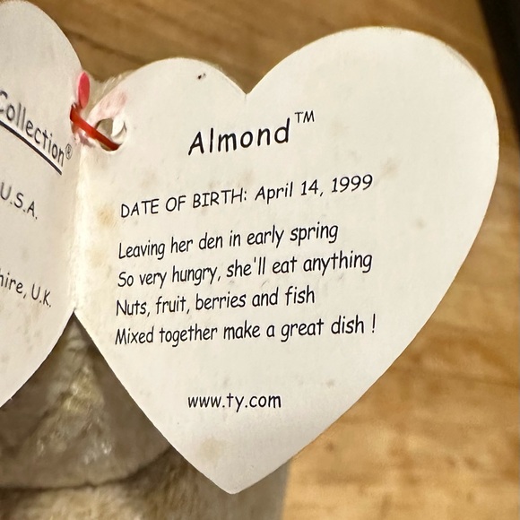 1999 Beanie Baby named Almond very rare! - Picture 5 of 9